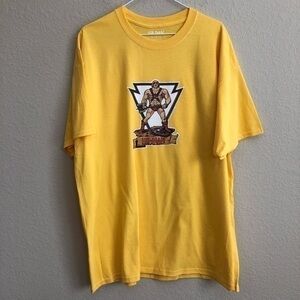 Vintage 1980s He-Man Iron-On On New Yellow T-Shirt Masters Of The Universe